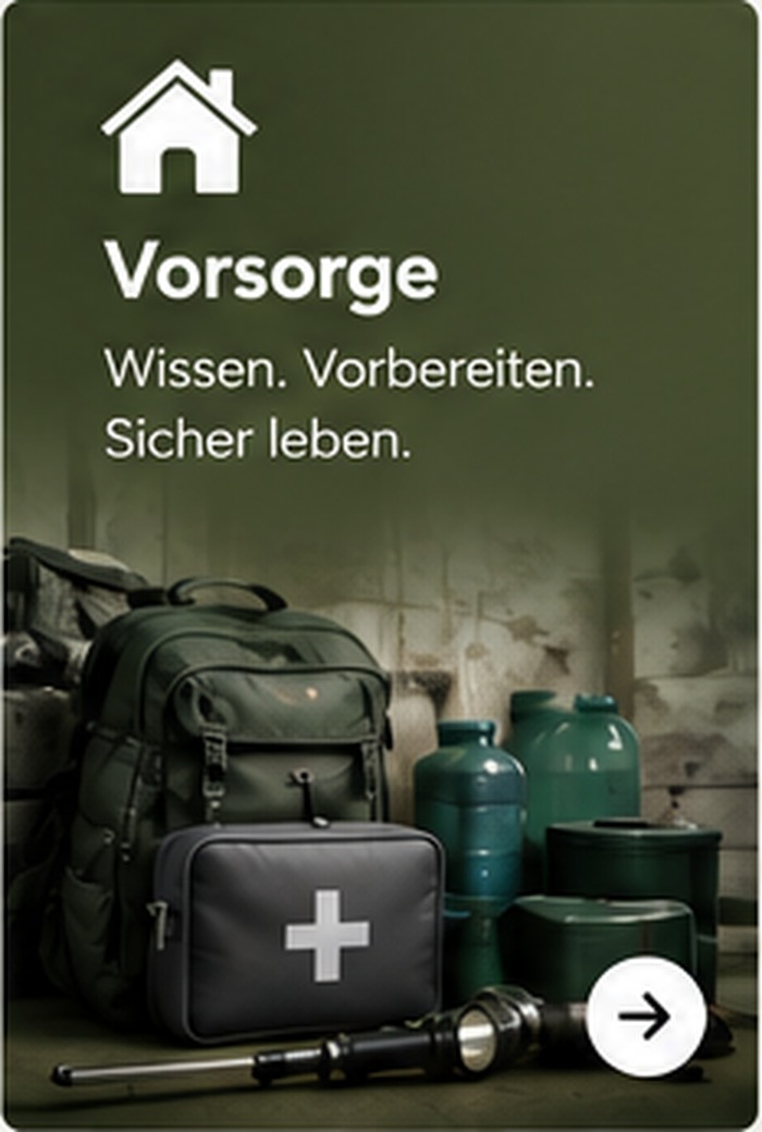 Vorsorgeausrüstung für den Haushalt